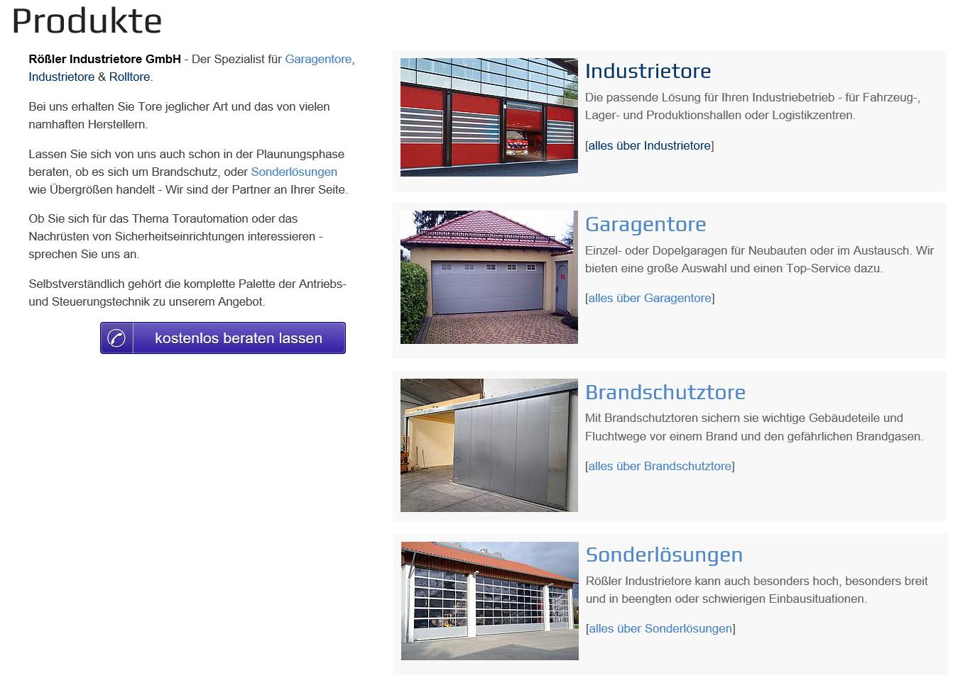 Tore Produkte